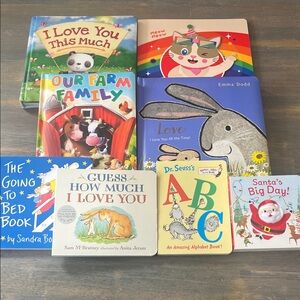 CHILDREN’S BOARD BOOKS LOT OF 8 Kids books new learning #19